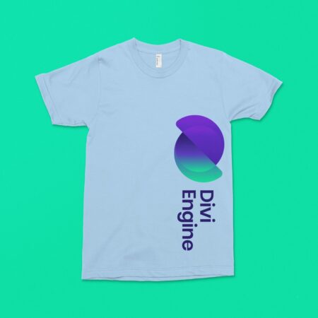 Divi Engine Tee - Blue, Small